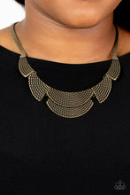 Load image into Gallery viewer, Empress Empire Brass Necklace