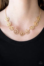 Load image into Gallery viewer, I Can and I Wheel Gold Necklace