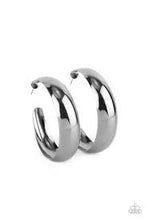 Load image into Gallery viewer, Flat Out Flawless Black Hoop Earrings