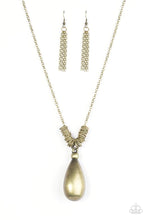 Load image into Gallery viewer, Just A Drop Brass Necklace