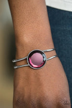Load image into Gallery viewer, Showbiz Shimmer Purple Hinged Bracelet