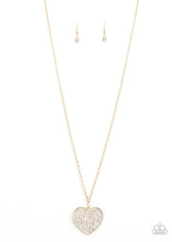 Load image into Gallery viewer, Have to Learn the Heart Way Gold Necklace
