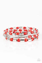 Load image into Gallery viewer, Just Congo With It Red Coil Bracelet