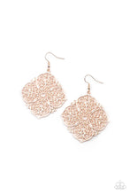Load image into Gallery viewer, Dubai Detour Rose Gold Earrings