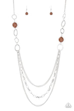 Load image into Gallery viewer, Margarita Masquerasdes Brown Necklace