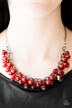 Load image into Gallery viewer, Time to Runway Red Necklace