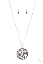 Load image into Gallery viewer, Thanks a Medallion Purple Necklace