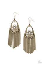 Load image into Gallery viewer, Castle Cottage Brass Earrings