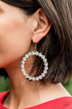 Load image into Gallery viewer, Welcome to the Glam-bored White Earrings