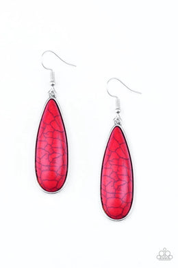 Santa Fe Skies Red Earrings