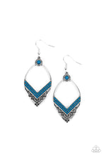 Load image into Gallery viewer, Indigenous intentions Blue Earrings
