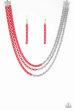 Load image into Gallery viewer, Turn Up the Volume Red Necklace