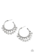 Load image into Gallery viewer, Happy Independence Day Silver Earrings