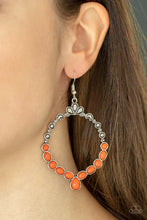 Load image into Gallery viewer, Thai Treasures Orange Earrings