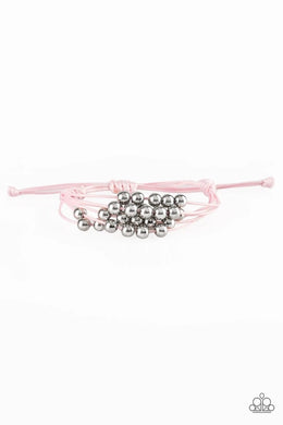 Without Skipping a Bead Pink Urban Bracelet