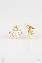 Load image into Gallery viewer, Jeweled Jubilee Gold Jacket Earrings