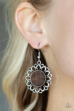 Load image into Gallery viewer, Farmhouse Fashionista Brown Earrings
