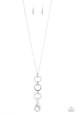 Diva in Diamonds White Lanyard