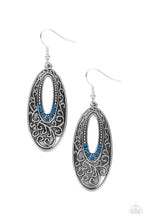 Load image into Gallery viewer, Fairytale Flora Blue Earrings