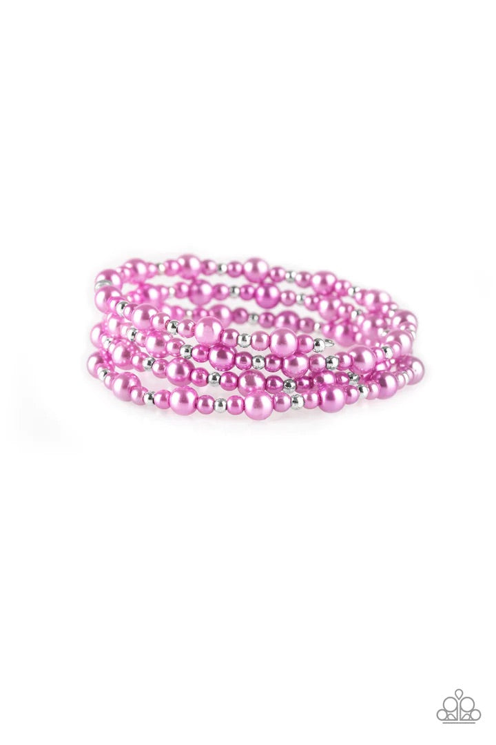 Classic Confidence Purple Coil Bracelet
