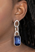 Load image into Gallery viewer, Superstar Status Blue Earrings