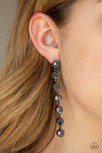 Load image into Gallery viewer, Dazzling Debonair Black Earrings