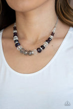 Load image into Gallery viewer, Distracted by Dazzle Purple Necklace