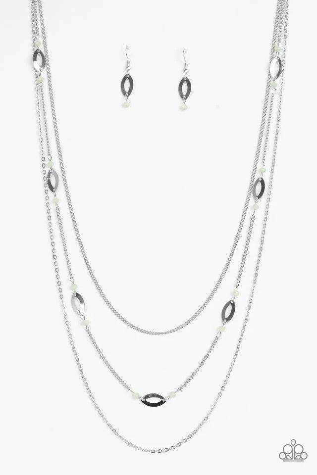 Afternoon Glow Green Necklace