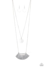 Load image into Gallery viewer, Tassel Temptation Silver Necklace