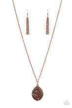 Load image into Gallery viewer, Wearable Wildflowers Copper Necklace