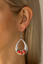 Load image into Gallery viewer, Terra Terrific Orange Earrings