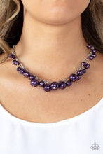Load image into Gallery viewer, Tearoom Gossip Purple Necklace