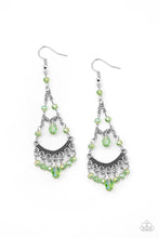 Load image into Gallery viewer, First In Shine Green Earrings