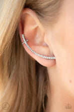 Load image into Gallery viewer, Sleekly Shimmer White Ear Crawlers