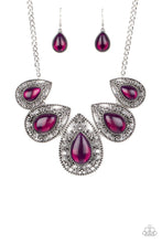 Load image into Gallery viewer, Opal Auras Purple Necklace
