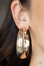 Load image into Gallery viewer, Flat Out Flawless Gold Earrings