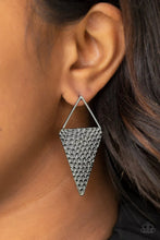 Load image into Gallery viewer, Have a Bite Black Earrings