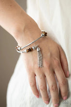 Load image into Gallery viewer, Mineral Mosaic Brown Coil Bracelet