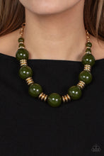 Load image into Gallery viewer, Race to the Pop Green Necklace