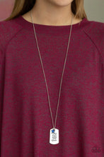 Load image into Gallery viewer, Home of the Free Blue Necklace