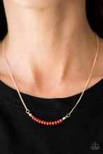 Load image into Gallery viewer, Country Roads Orange Necklace