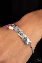 Load image into Gallery viewer, Flirting with Faith Purple Bangle