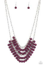 Load image into Gallery viewer, Bubbly Boardwalk Purple Necklace