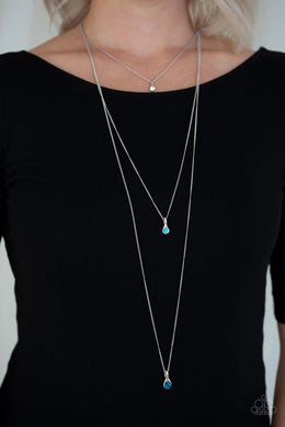 Crystal Chic Blue Necklace