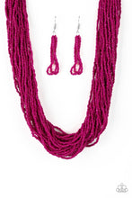 Load image into Gallery viewer, The Show Must Congo On Pink Seed Bead Necklace