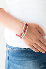 Load image into Gallery viewer, Tourist Trap Red Coil Bracelet