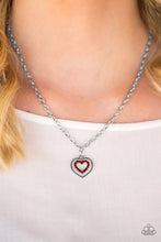 Load image into Gallery viewer, Heartbreak Hotel Red Necklace