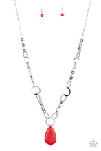 Load image into Gallery viewer, Recycled Refinement Red Necklace