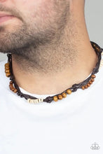Load image into Gallery viewer, Tiki Tour Brown Urban Necklace