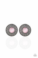 Load image into Gallery viewer, Fine Flora Pink Post Earrings